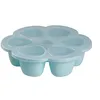 Image de Multiportions En Silicone Bleu 540ml (6 X 90 Ml) De Beaba