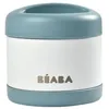 Image de Portion Inox Isotherme 500 Ml Bastic Blue / White - Beaba