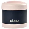 Image de Portion Inox Isotherme 500 Ml Light Pink / Night Blue - Beaba