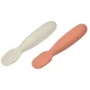 Image de BÃ©aba - Lot De 2 PrÃ©-CuillÃ¨res Silicone 4 Mois+ Terracotta - Apprentissage Repas