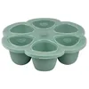 Image de Beaba. Multiportions Silicone 6 X 90 Ml Vert Sauge