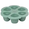 Image de Beaba. Multiportions Silicone 6 X 150 Ml Vert Sauge Green