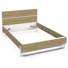 Image de Lit Double "Craft" extractible - Bois - 140 x 200 cm - Marron