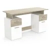 Image de Bureau compact avec 2 caissons