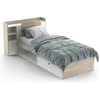 Image de LIT ENFANT LIFE 1 PERSONNE - 90X190/200 - RANGEMENTS - DÃCOR CHENE ET BLANC - DEMEYERE - FABRIQUÃ EN FRANCE