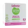 Image de Saforelle Serviettes hygiéniques extra fines à rabats Cotton Protect x10