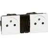 Image de Prise 2P+T affleurante MosaÃ¯c Legrand 2x 2P+T - dispo 48h