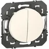 Image de DOUBLE POUSSOIR BLANC