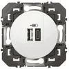Image de CHARG 2USB A+C 3A 15 W BLANC