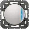 Image de Va et vient avec voyant tÃ©moin composable Dooxie Legrand - Aluminium