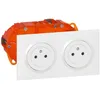 Image de KIT 2X2P+T PRECABLEE BLANC