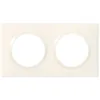 Image de Plaque Dooxie - 2 postes - carrÃ© - blanc LEGRAND