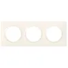 Image de Plaque Dooxie - 3 postes - carrÃ© - blanc LEGRAND