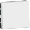 Image de Poussoir Mosaic EASYLED Mosaic EASYLED 6A 250V 2 modules blanc Legrand 077040L