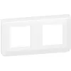 Image de Plaque de finition Blanc MOSAIC 2 x 2 modules horizontale - LEGRAND - 078804L