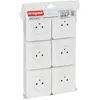 Image de Prise 2 p?les + terre ? vis Legrand Mosa?c blanc  lot de 6