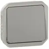 Image de Interrupteur ou va-et-vient 10AX 250V Plexo composable gris (069511L)