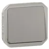 Image de Poussoir NO Plexo composable gris (069540L)