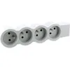 Image de Multiprise 4 prises 2 p?les+terre Legrand blanc et gris