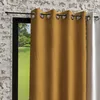 Image de Rideau Ã Oeillets En Microfibre LavÃ©e135x250 Cm Boheme Moutarde, Par Soleil D'ocre