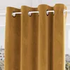 Image de Rideau Oeillets En Velours Velvet Ocre, Par Soleil D'ocre