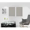 Image de Paire De Brise Bise 60x90 Cm Noemie Taupe, Par Soleil D'ocre