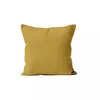 Image de Housse De Coussin 60x60 Cm Alix Jaune, Par Soleil D'ocre