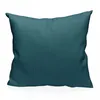 Image de Housse De Coussin En Velours 40x40 Cm Velvet Bleu Canard, Par Soleil D'ocre