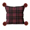 Image de Coussin En Polaire Microfibre 45x45 Cm Carreaux Tartan, Par Soleil D'ocre