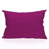 Image de Taie D'oreiller Rectangle Us 50x75 Cm En Coton Uni 57 Fils Soleil D'ocre Cassis