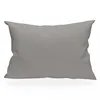 Image de Taie D'oreiller Rectangle Us 50x75 Cm En Coton Uni 57 Fils Soleil D'ocre Gris