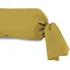 Image de Taie De Traversin Uni 85x185 Cm Zzz Jaune