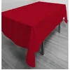 Image de Nappe Anti-TÃ¢ches Rectangle 140x300 Cm Alix Rouge, Par Soleil D'ocre