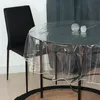 Image de Nappe Ronde D.140 Cm Cristal Transparent
