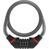 Image de Antivol câble vélo spiral à combinason code Zefal K-Traz C6 12 mm x 1,80 m