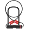 Image de Antivol U vélo combinaison avec câble avec support clip - Zefal K-Traz U13 A Sold Secure Niveau Silver 115 x 230 x 13 mm