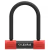 Image de Antivol U vélo homologué à clé avec support clip - reproduction des clé possible Zefal K-traz U13 Sold Secure Niveau Silver Fub 90 x 140 x 13 mm