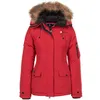 Image de Parka Peak Mountain  Parka de ski avec vraie fourrure femme AKADOZ P23508911