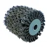 Image de Brosse fibres torsadÃ©es mÃ©tal - pour rÃ©novateur REX 120-200 - meulage FARTOOLS