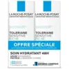 Image de La Roche-Posay Toleriane Crème Visage Hydratante Apaisante Riche Sensitive 2x40 ml