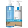 Image de La Roche-Posay Lipikar Gel Nettoyant et Lait Corps Relipidant 2x400 ml