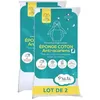 Image de Lot de 2 Proteges Matelas BÃ©bÃ© Anti Acariens - 70x140 cm - Alese ImpermÃ©able - Bouclette 100% coton - Absorbant - oeko Tex