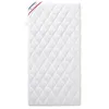 Image de Matelas BÃ©bÃ© ClimatisÃ© - 60x120x10 cm - Reversible - DÃ©houssable - Anti Acarien - Fabrication FranÃ§aise