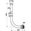 Image de Tube de chasse pour cuvette DELABIE