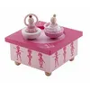 Image de Boite Musique Bois Ballerine Rose