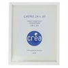 Image de Cadre Vitrine Carla 3D - 24x30 cm - Blanc