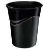 Image de Corbeille Cep Ã Papier Ovale 14 Litres Noire Recyclable