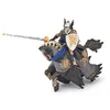 Image de Le Monde Fantastique Prince Noir Au Dragon Et Son Cheval