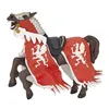 Image de Medieval Et Fantastiques Cheval Du Roi Au Dragon Rouge