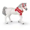 Image de Chevaux, Poulains Et Poneys Cheval Arabe Blanc En Tenue De Parade Blanc